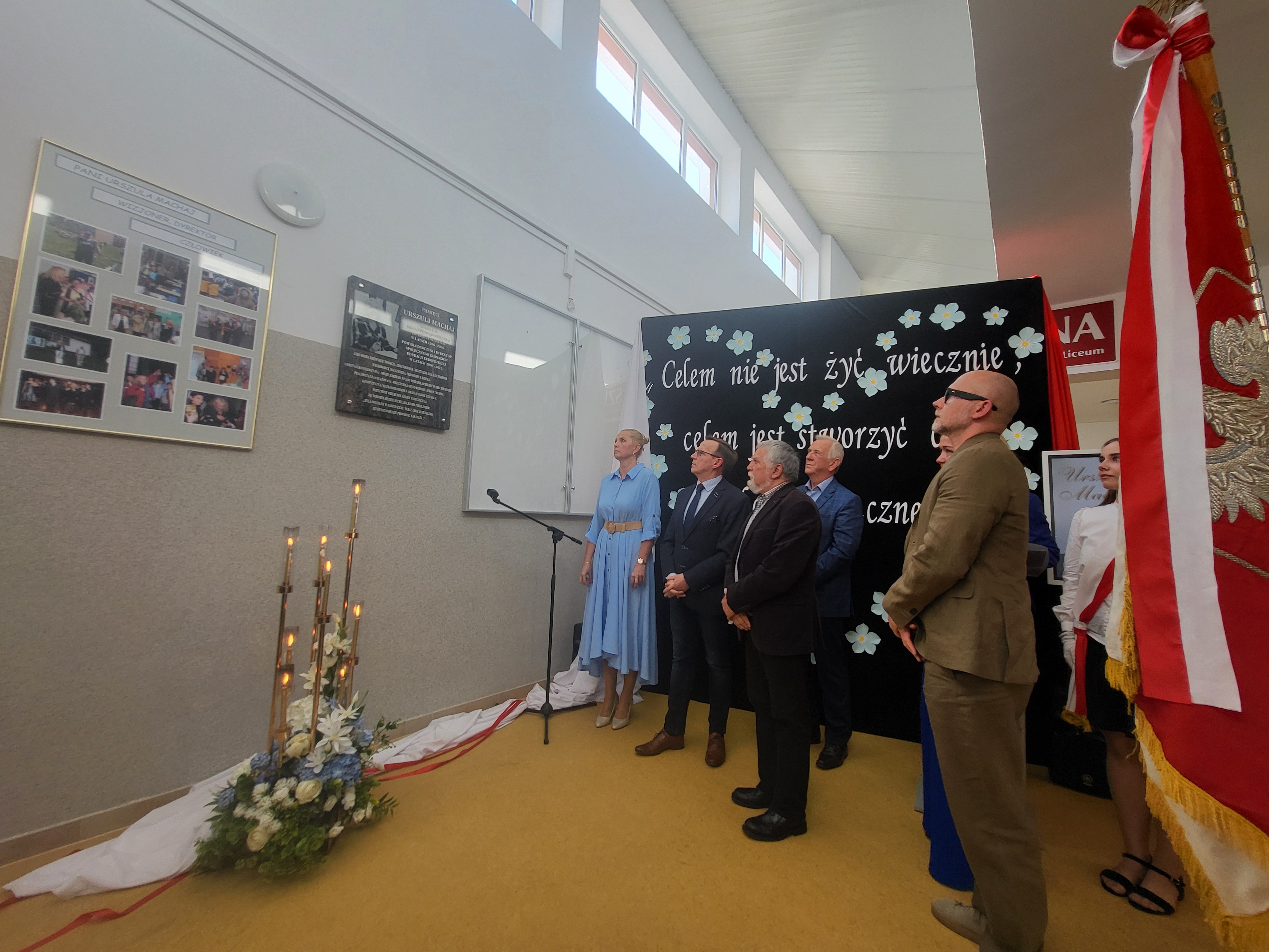Kamienna Góra: Odsłonięto tablicę pamiątkową poświęconą Urszuli Machaj