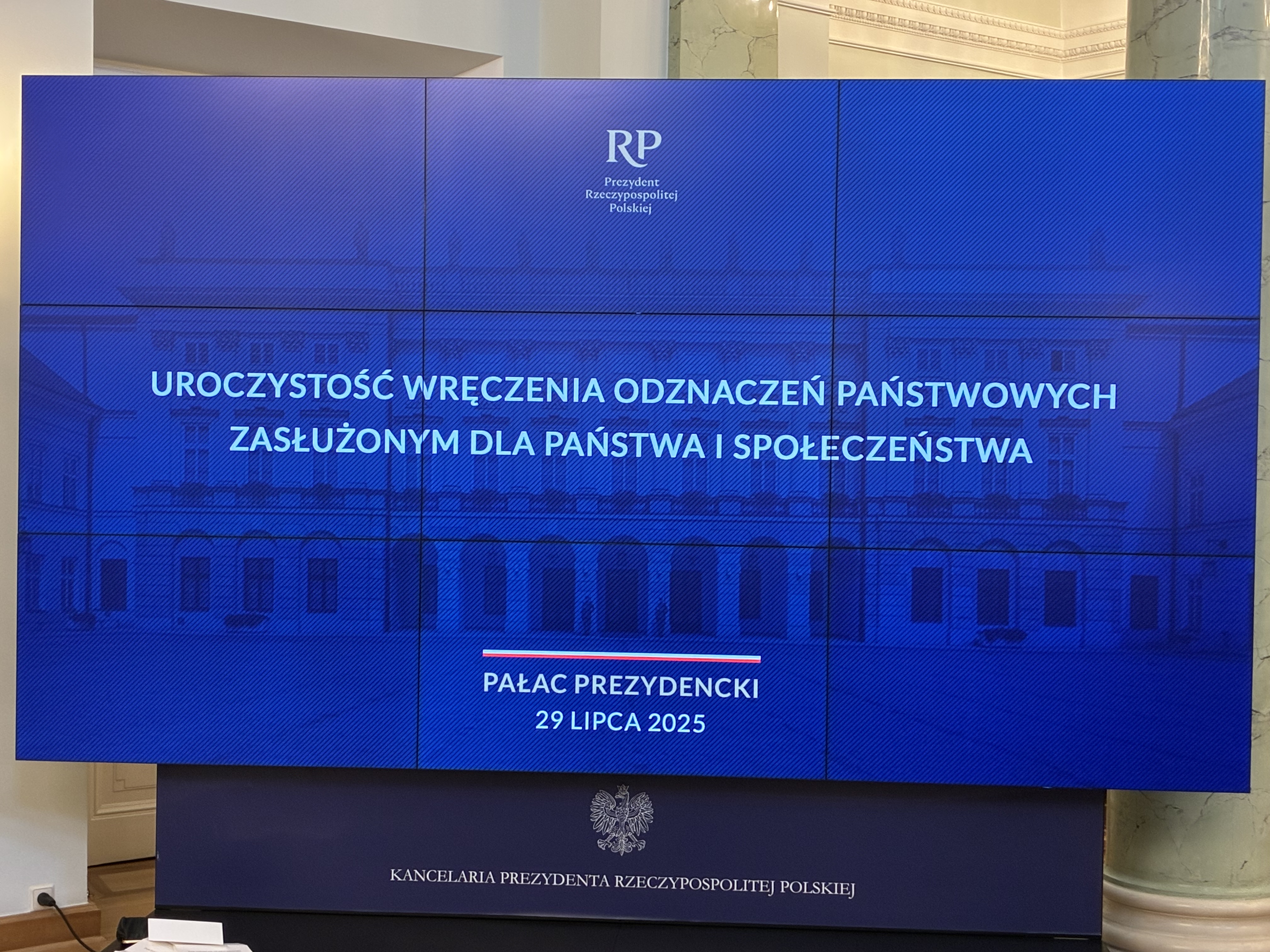 Odznaczony przez prezydenta