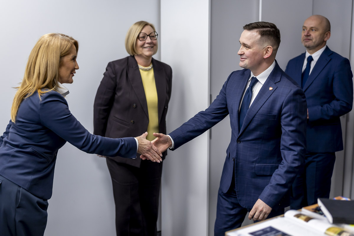 Sekretarz Stanu w Ministerstwo Rozwoju i Technologii Michał Jaros z wizytą w Kamiennej Górze