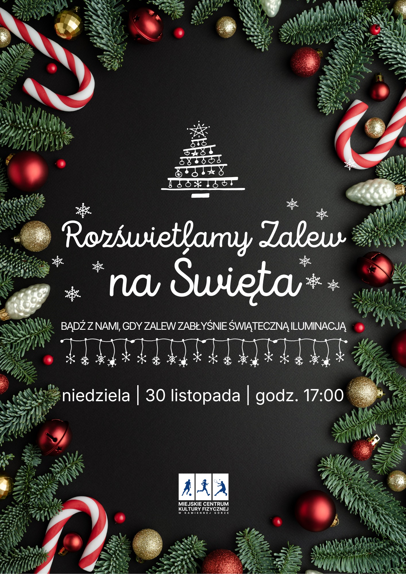 Świąteczne iluminacje nad zalewem. Kamienna Góra rozświetli się już 30 listopada