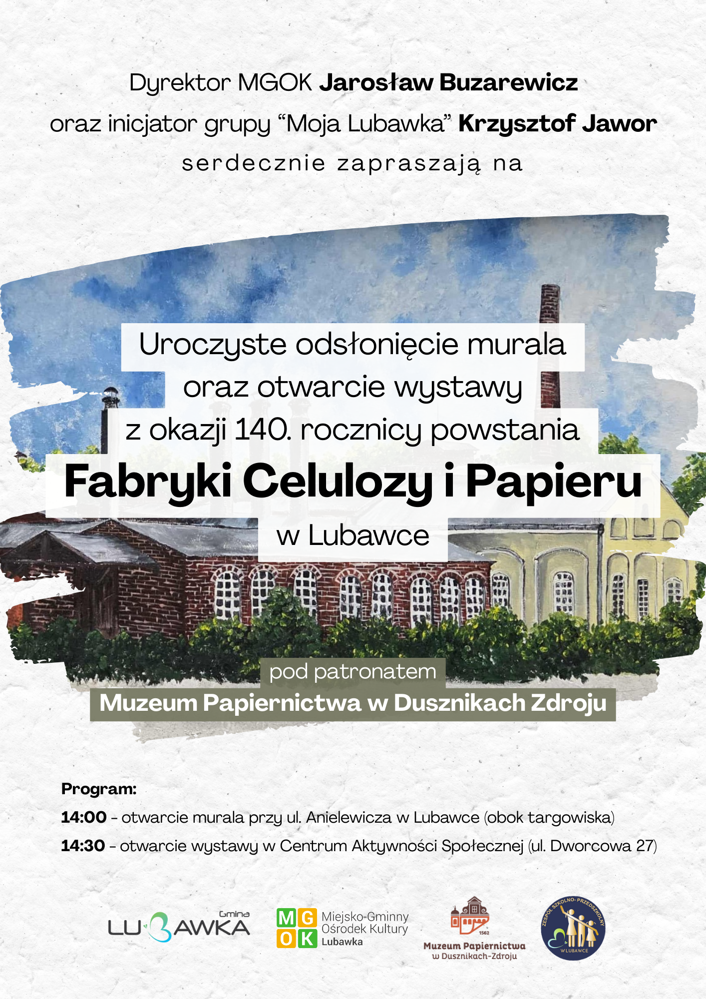 140-lecie powstania Fabryki Celulozy i Papieru w Lubawce