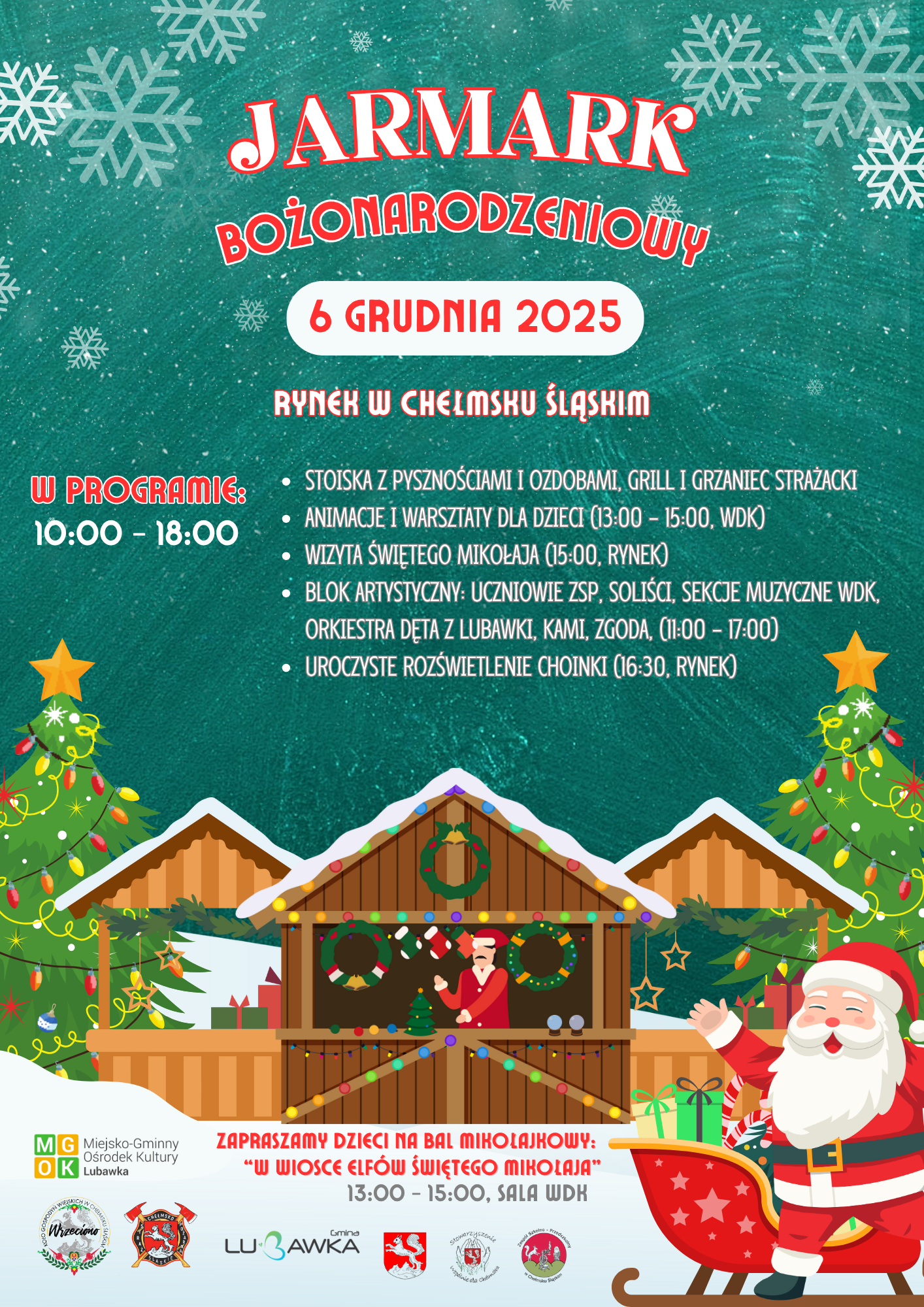 Jarmark Bożonarodzeniowy w Chełmsku Śląskim już 6 grudnia