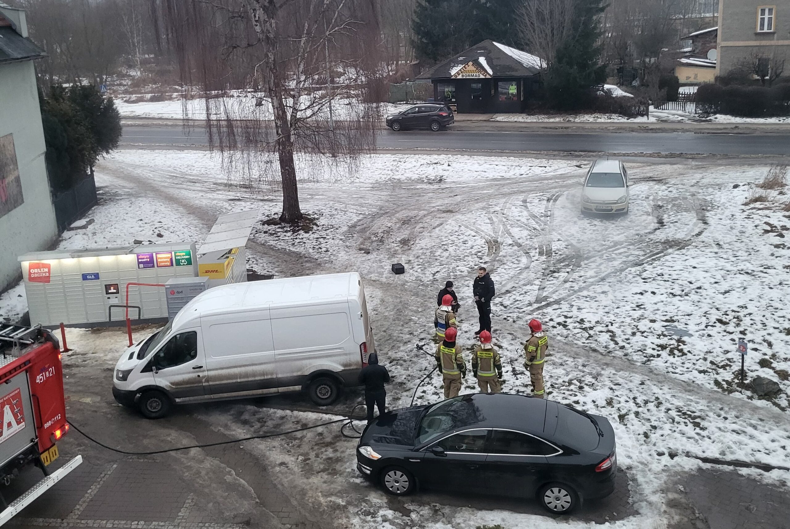 Akcja z paczką na pl. Browarowym
