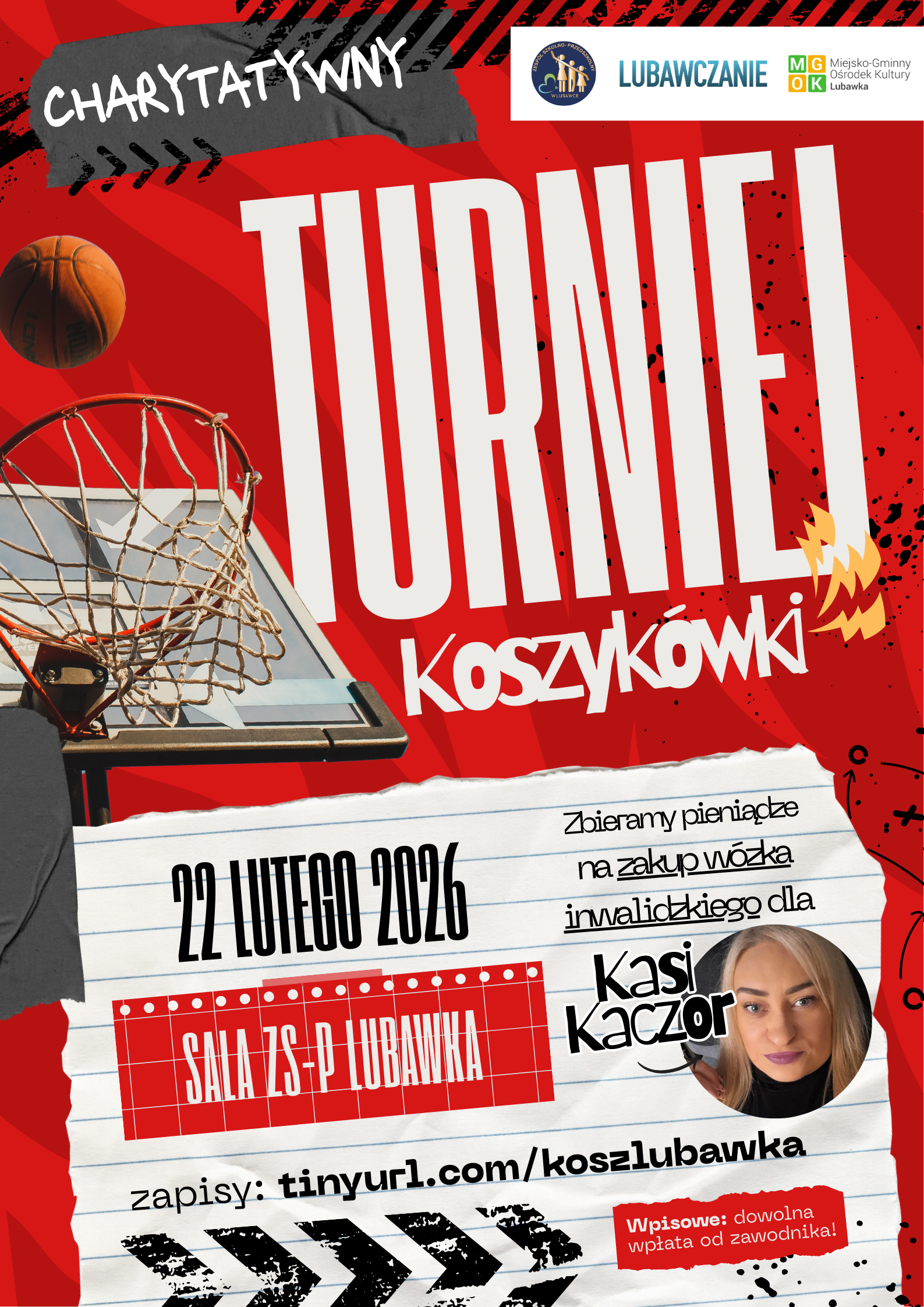 Charytatywny Turniej Koszykówki 3×3 w Lubawce