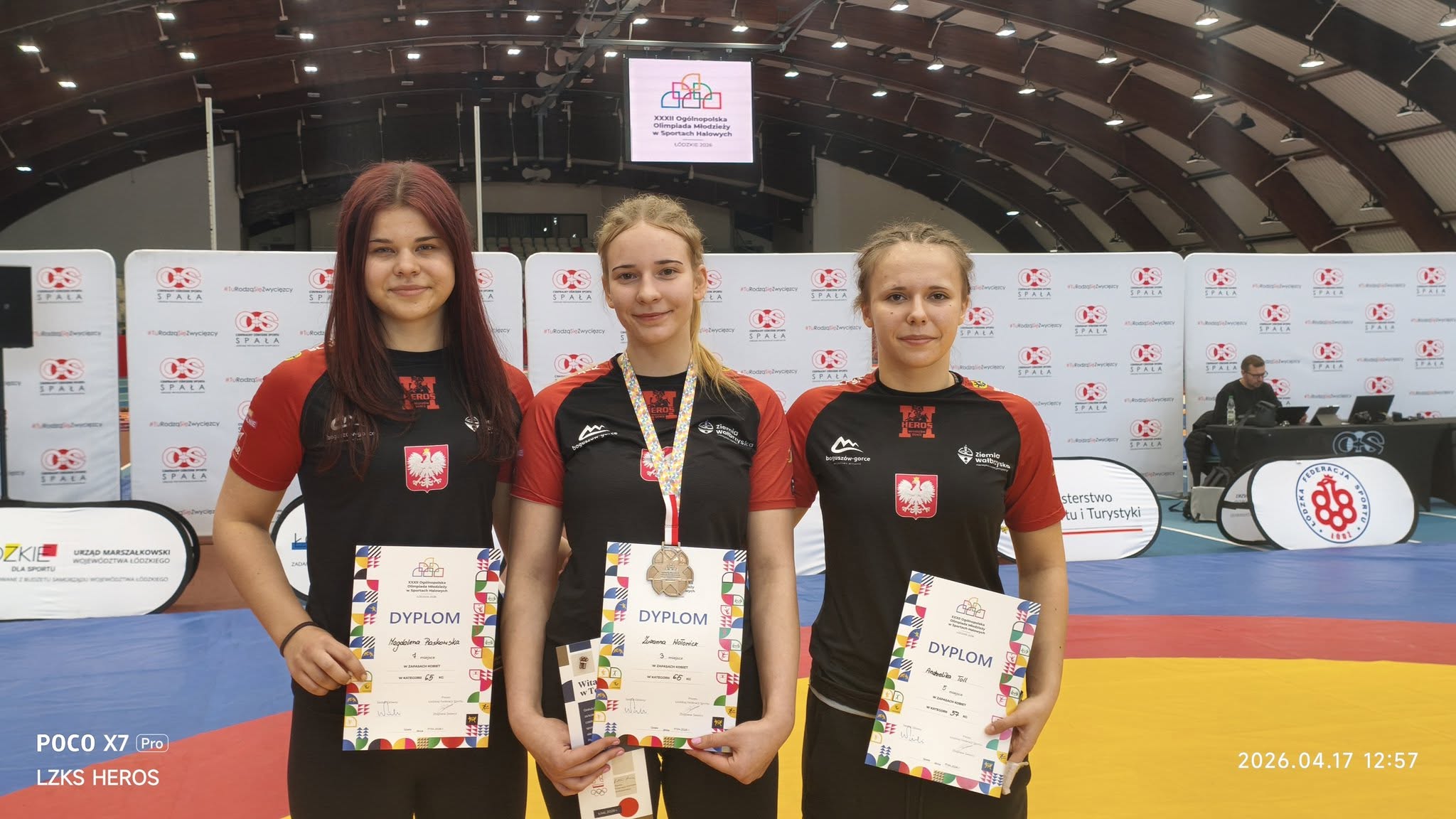 Zuzia Wołowicz z brązowym krążkiem