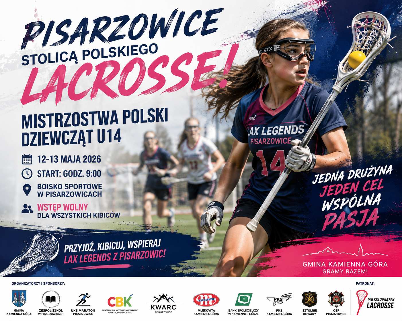 Pisarzowice stolicą polskiego lacrosse. Młode zawodniczki z całego kraju zagrają o mistrzostwo Polski