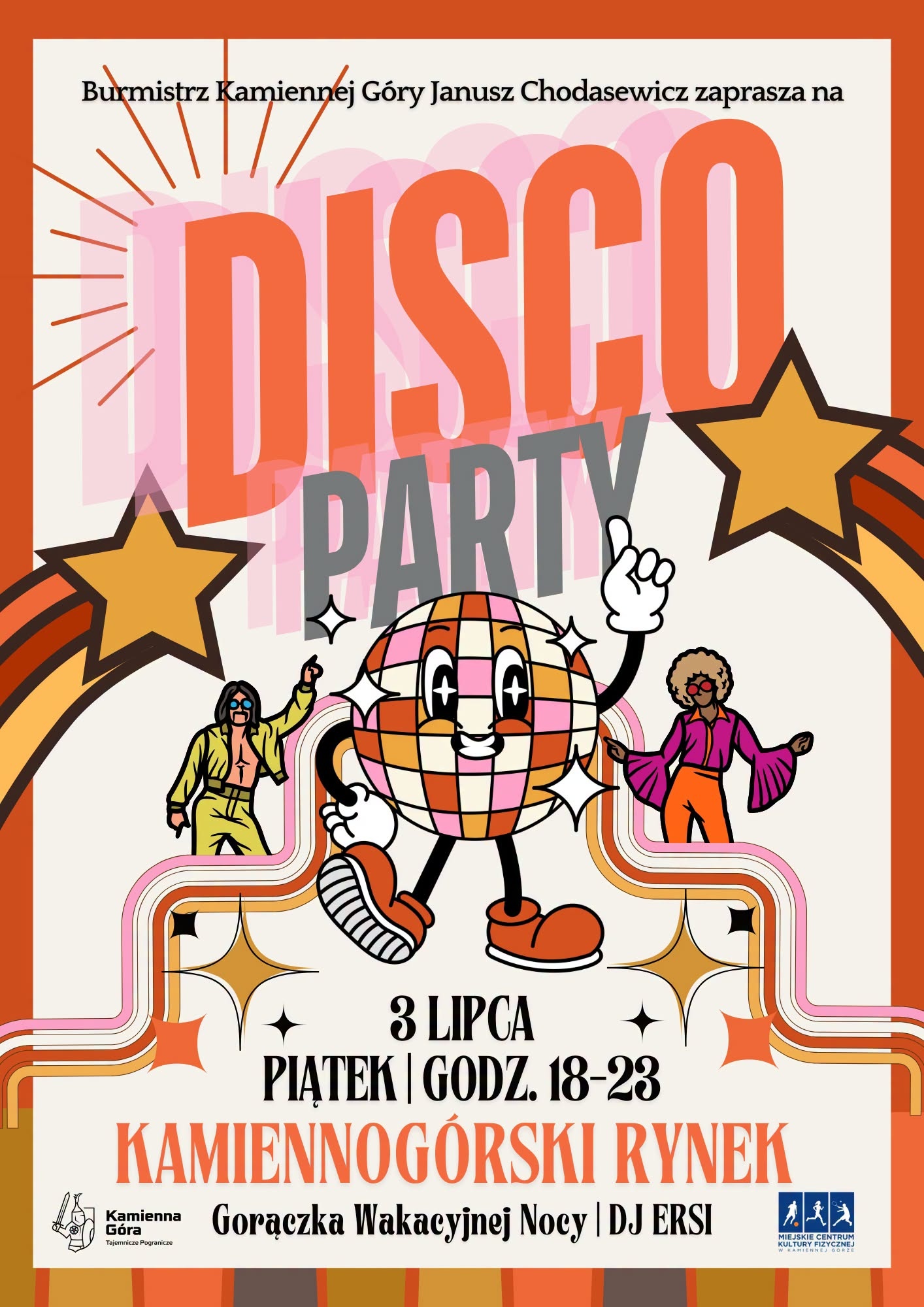 Disco Party na rynku w Kamiennej Górze. W piątek „Gorączka Wakacyjnej Nocy”