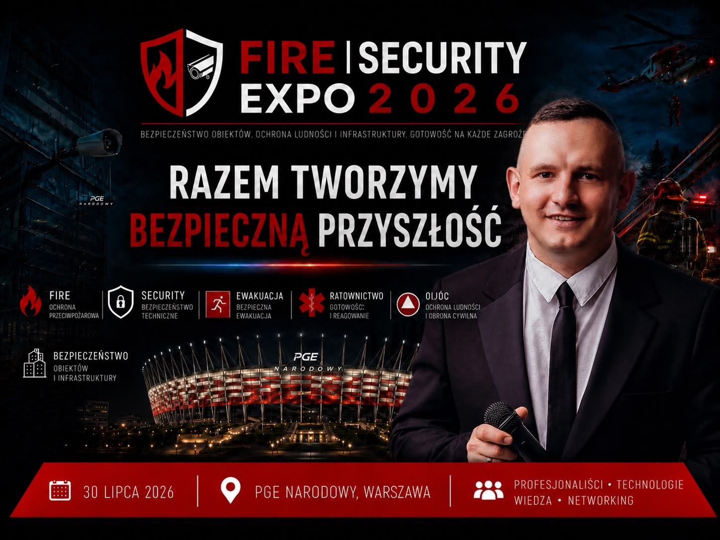 Kamil Zięba ponownie poprowadzi Fire | Security Expo na PGE Narodowym