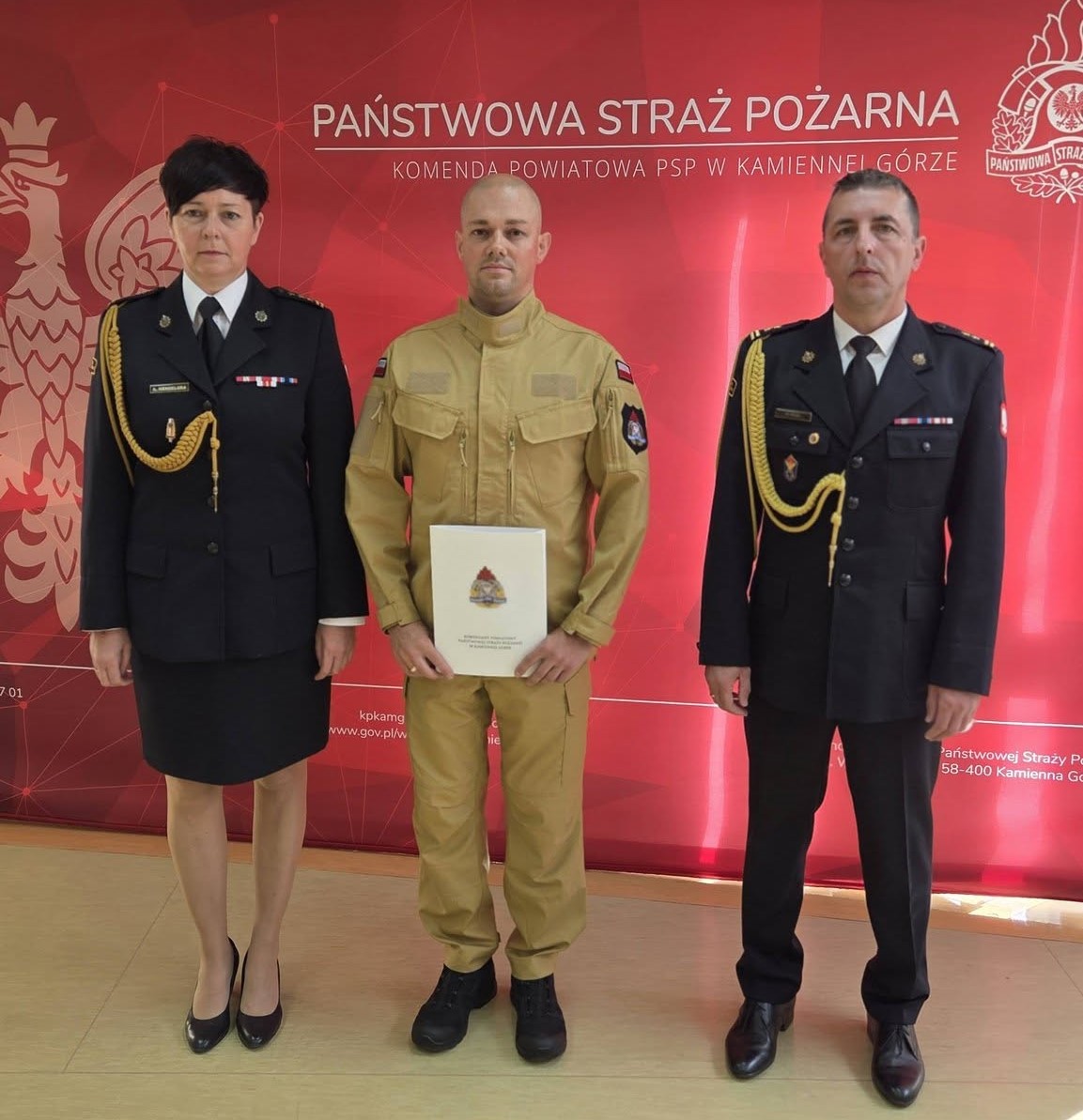 Nowy w szeregach strażaków