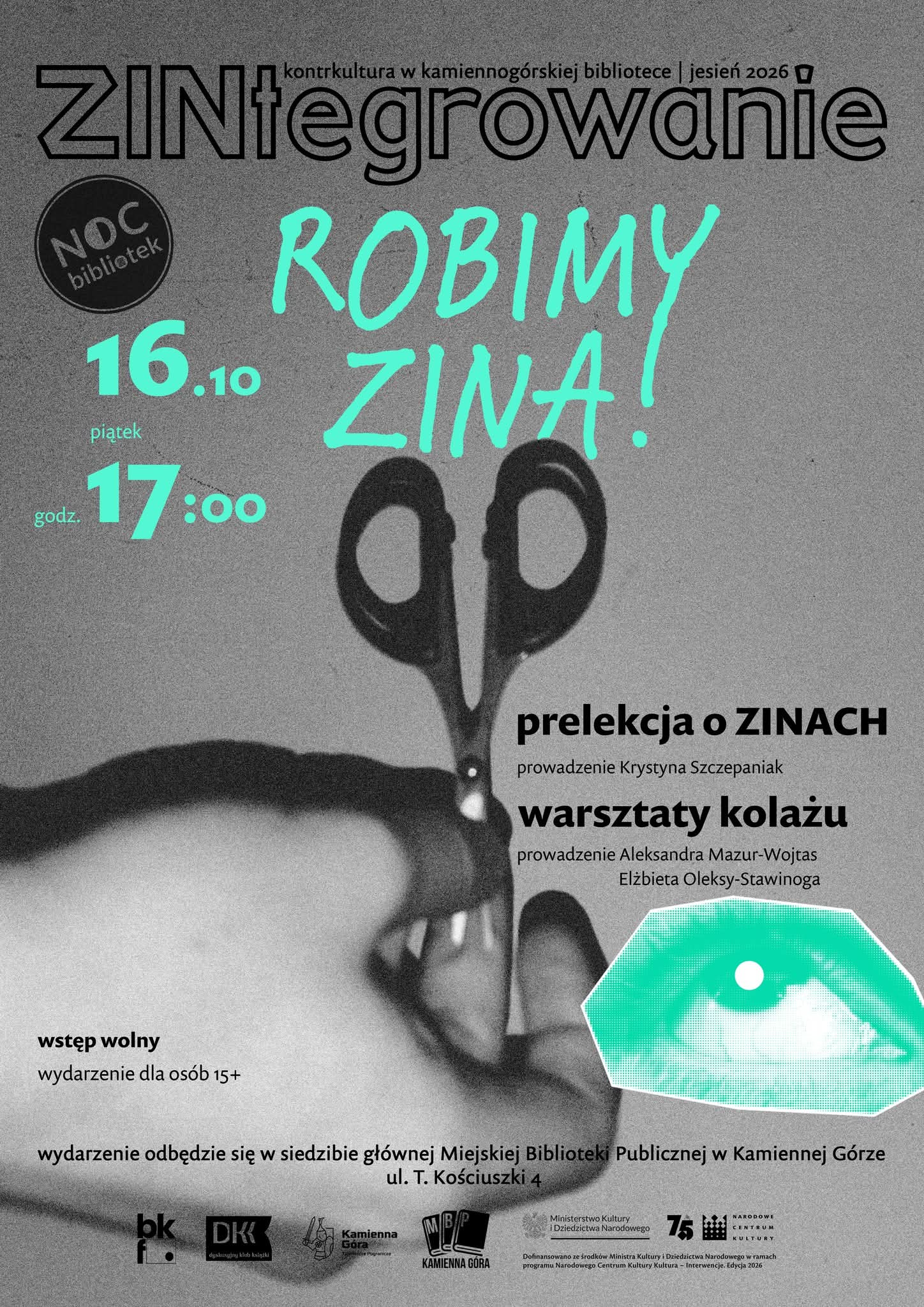 Noc Bibliotek w Kamiennej Górze pod znakiem niezależnej twórczości!