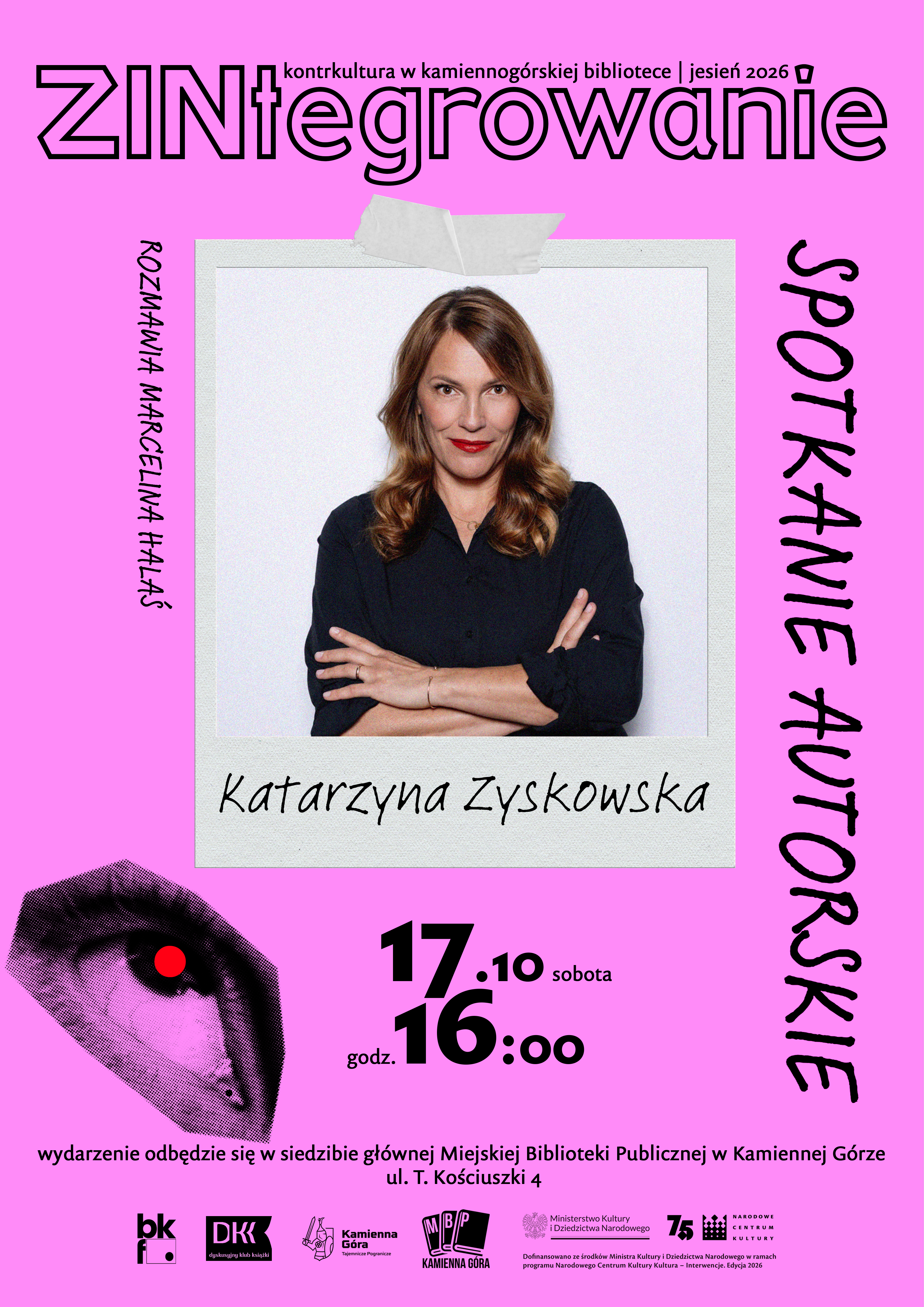 Katarzyna Zyskowska spotka się z czytelnikami w Kamiennej Górze